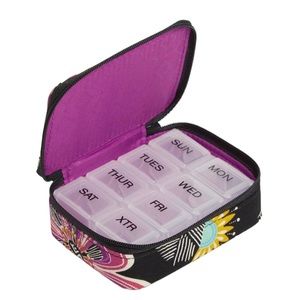 Vera Bradley Travel Pill Case NWT